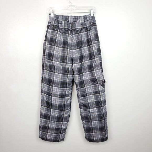 Athletech Kids Gray Black White Plaid Winter Snowpants Size XL (14/16) - Picture 8 of 16